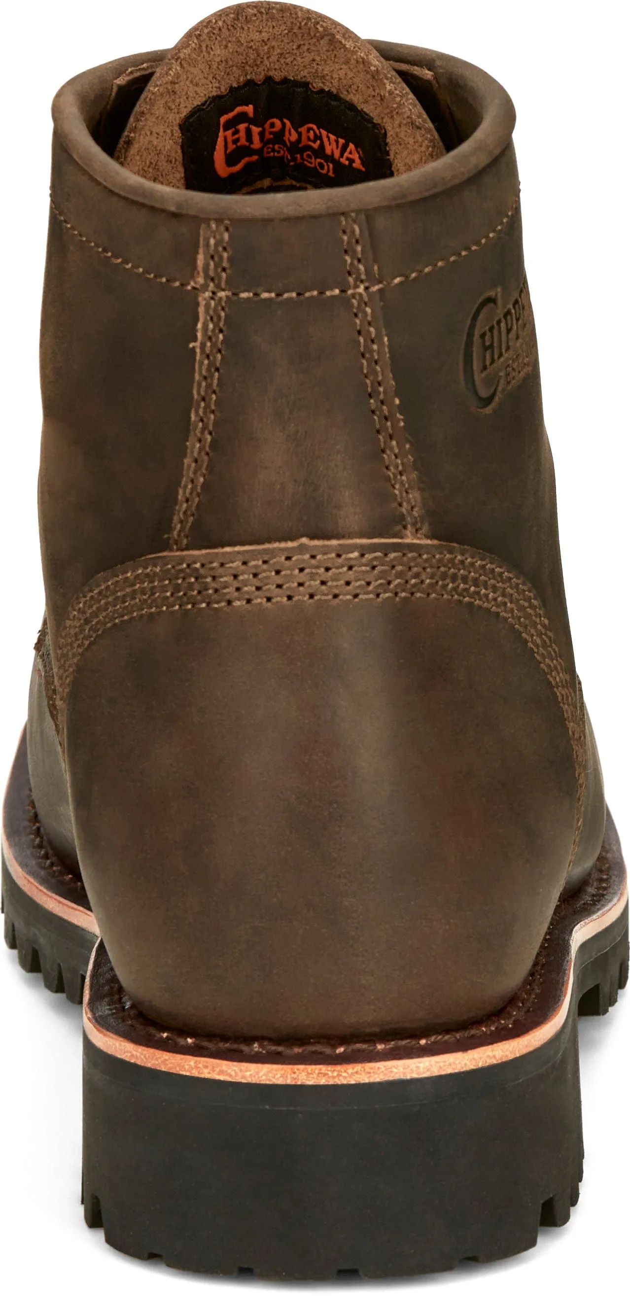 Chippewa Men's Brown Steel Toe Lace Up Work Boots NC2081