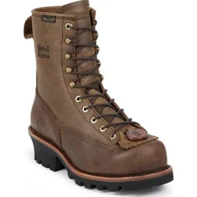 Chippewa Steel Toe Waterproof Lace-to-Toe Logger Work Boot