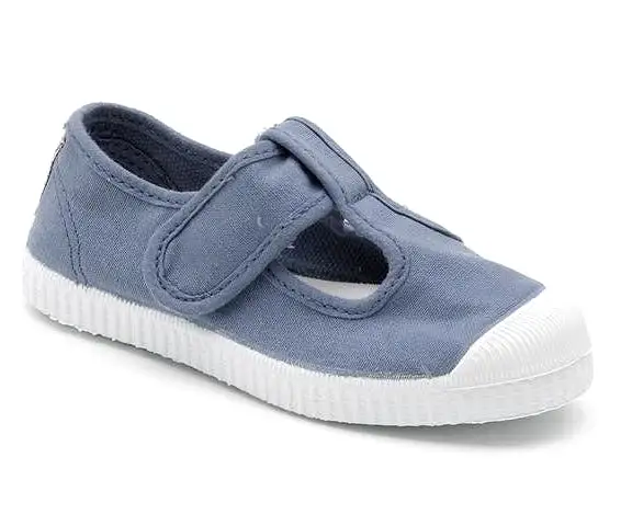 CIENTA TOILE SALOME 77997  Bleu Jeans Toiles Espadrilles