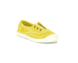 CIENTA TOILE  élastique 70777 Jaune Sunny 194 Toiles Espadrilles