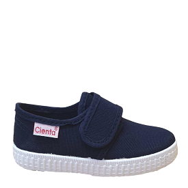 Cienta Velcro strap - navy blue