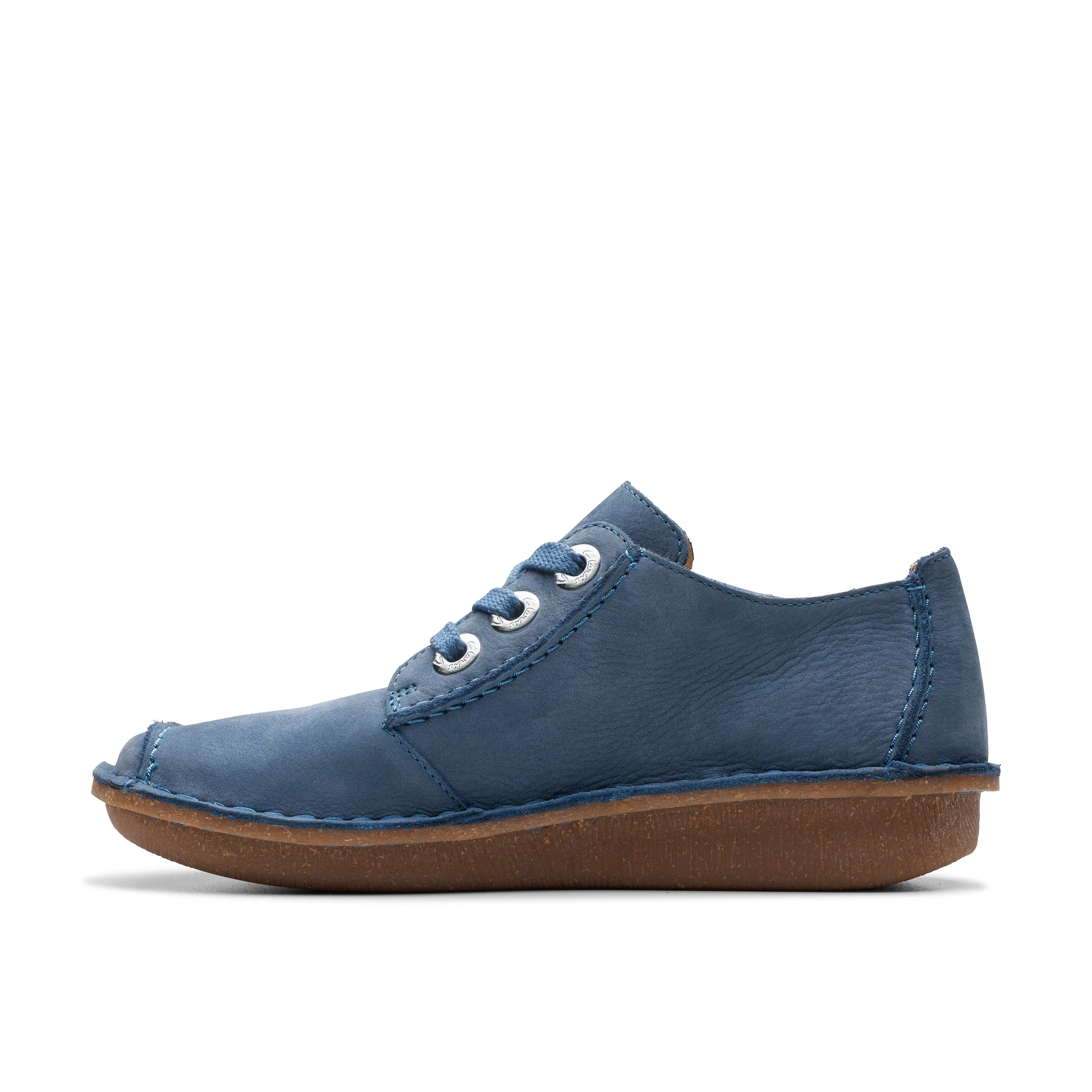 CLARKS | ZAPATOS CASUAL MUJER | FUNNY DREAM BLUE NUBUCK | AZUL