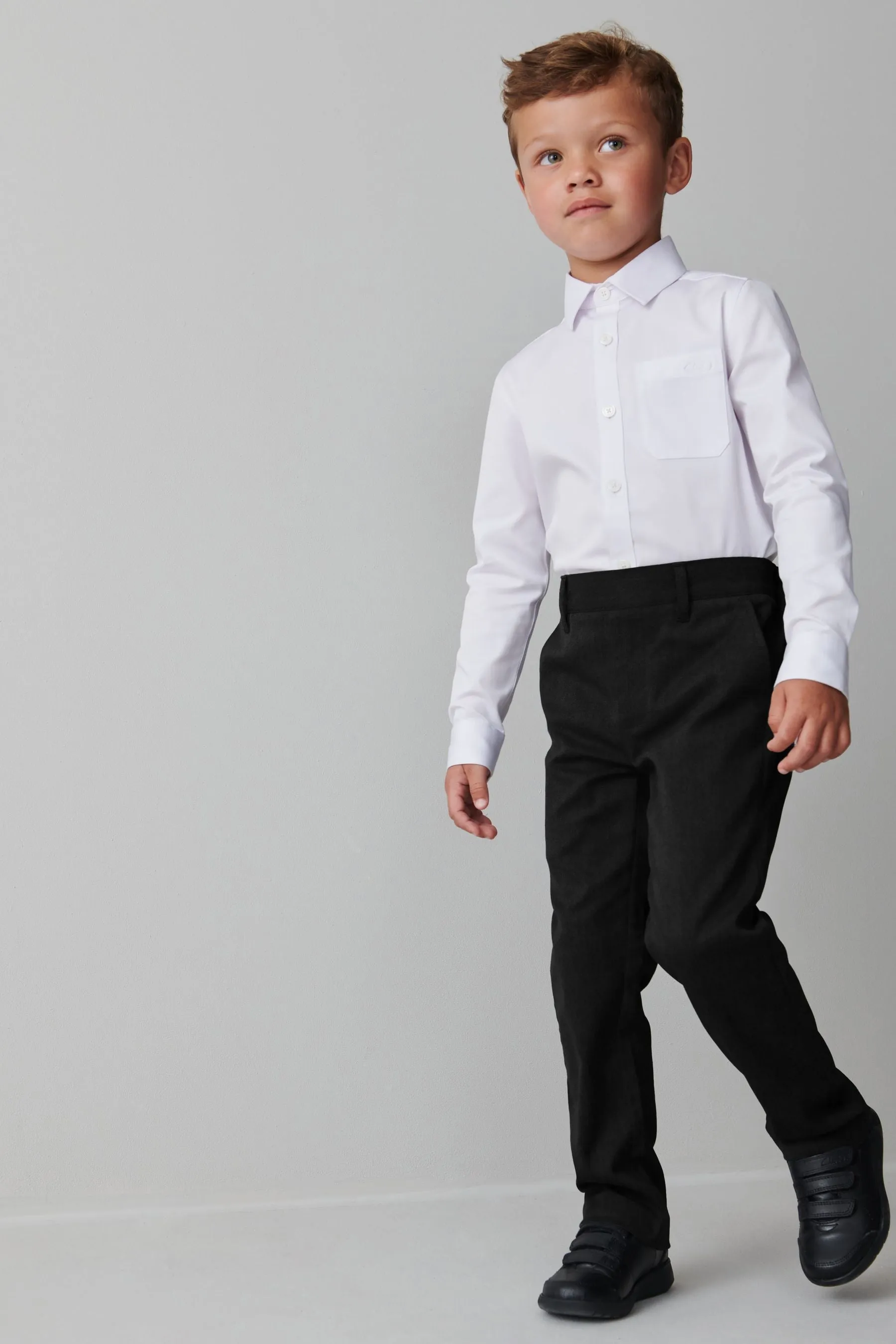 Clarks Black Clarks School Trousers