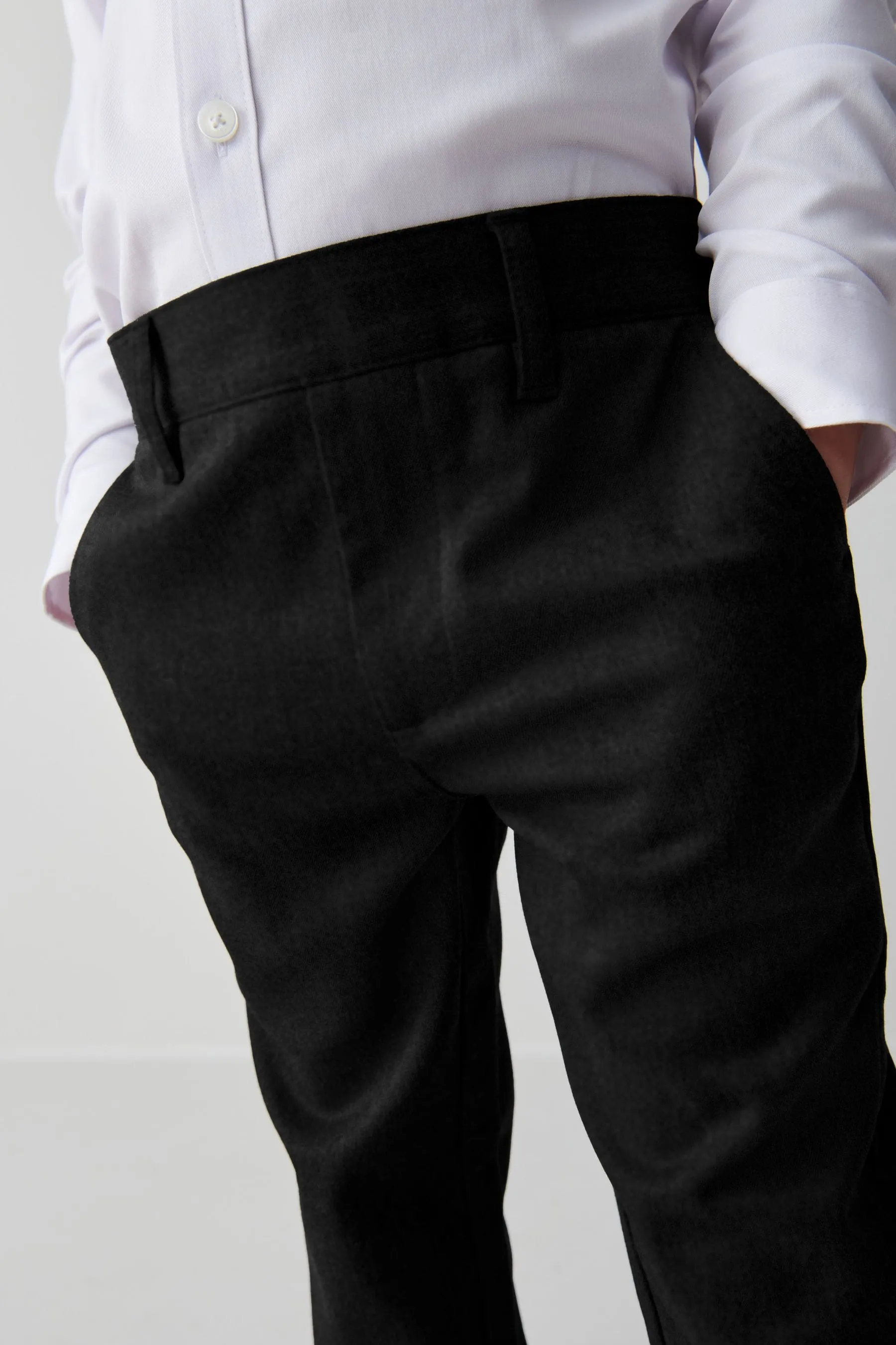 Clarks Black Clarks School Trousers