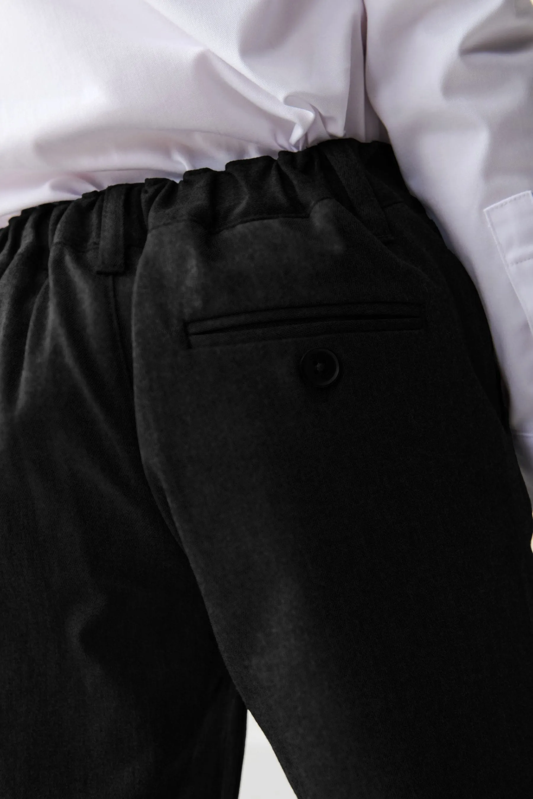 Clarks Black Clarks School Trousers