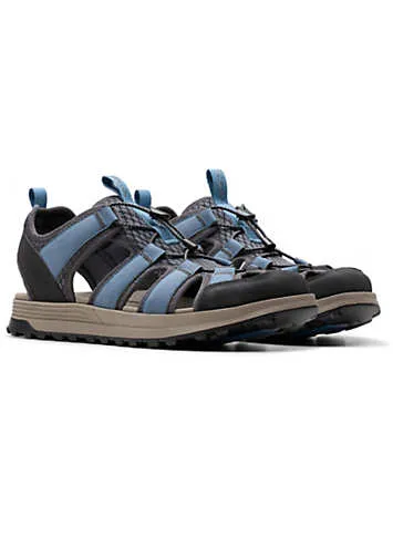 Clarks Blue Combi ATL Trek Wave Sandals | Grattan