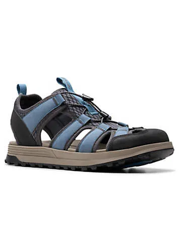 Clarks Blue Combi ATL Trek Wave Sandals | Grattan