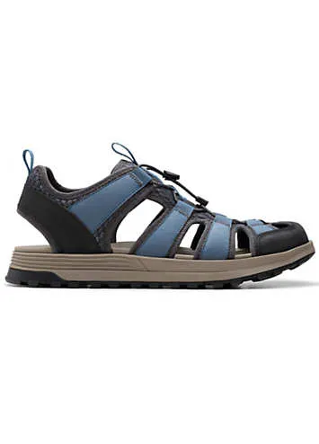 Clarks Blue Combi ATL Trek Wave Sandals | Grattan