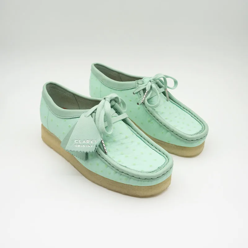 Clarks Originals Wallabee Mint Ostrich