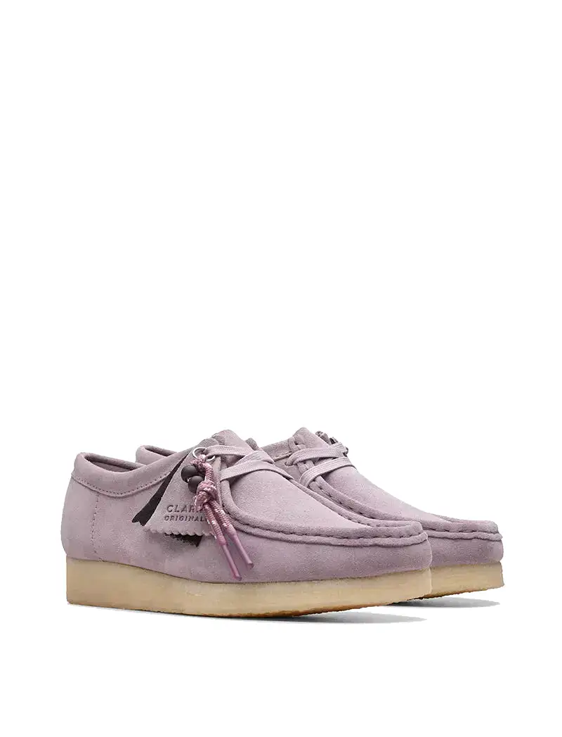 Clarks Originals Womens Wallabee Mauve Suede