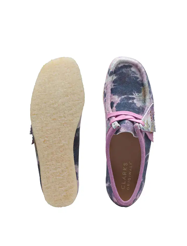 Clarks Originals Womens Wallabee Multi Tie Dye