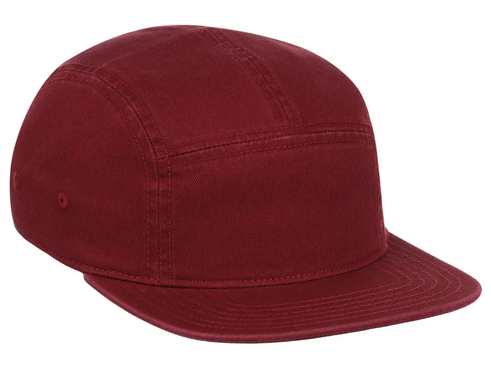 Crowns By Lids Camper 5-Panel Hat - Burgundy