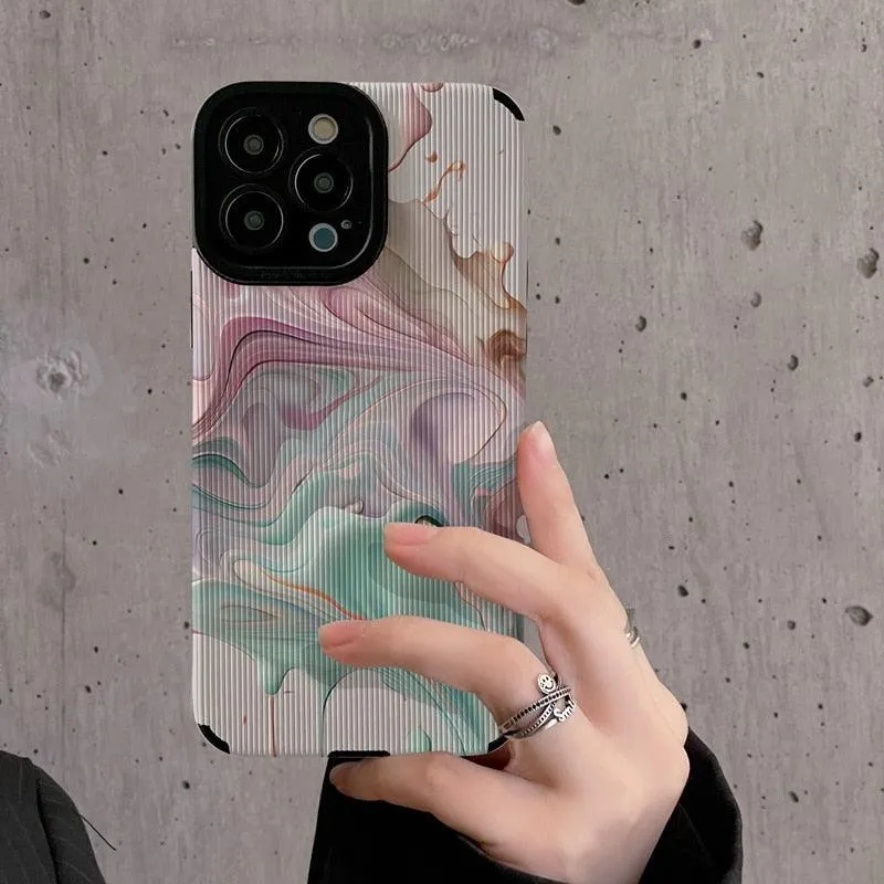 Cute Phone Case with Graffiti Flair - Adorable Cover for iPhone Models 7, 8 Plus, X, XR, XS Max, 11, 12, 13, 14 Pro Max, 12 Mini