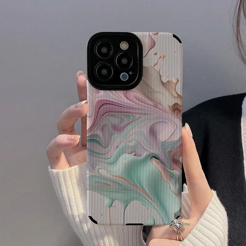 Cute Phone Case with Graffiti Flair - Adorable Cover for iPhone Models 7, 8 Plus, X, XR, XS Max, 11, 12, 13, 14 Pro Max, 12 Mini