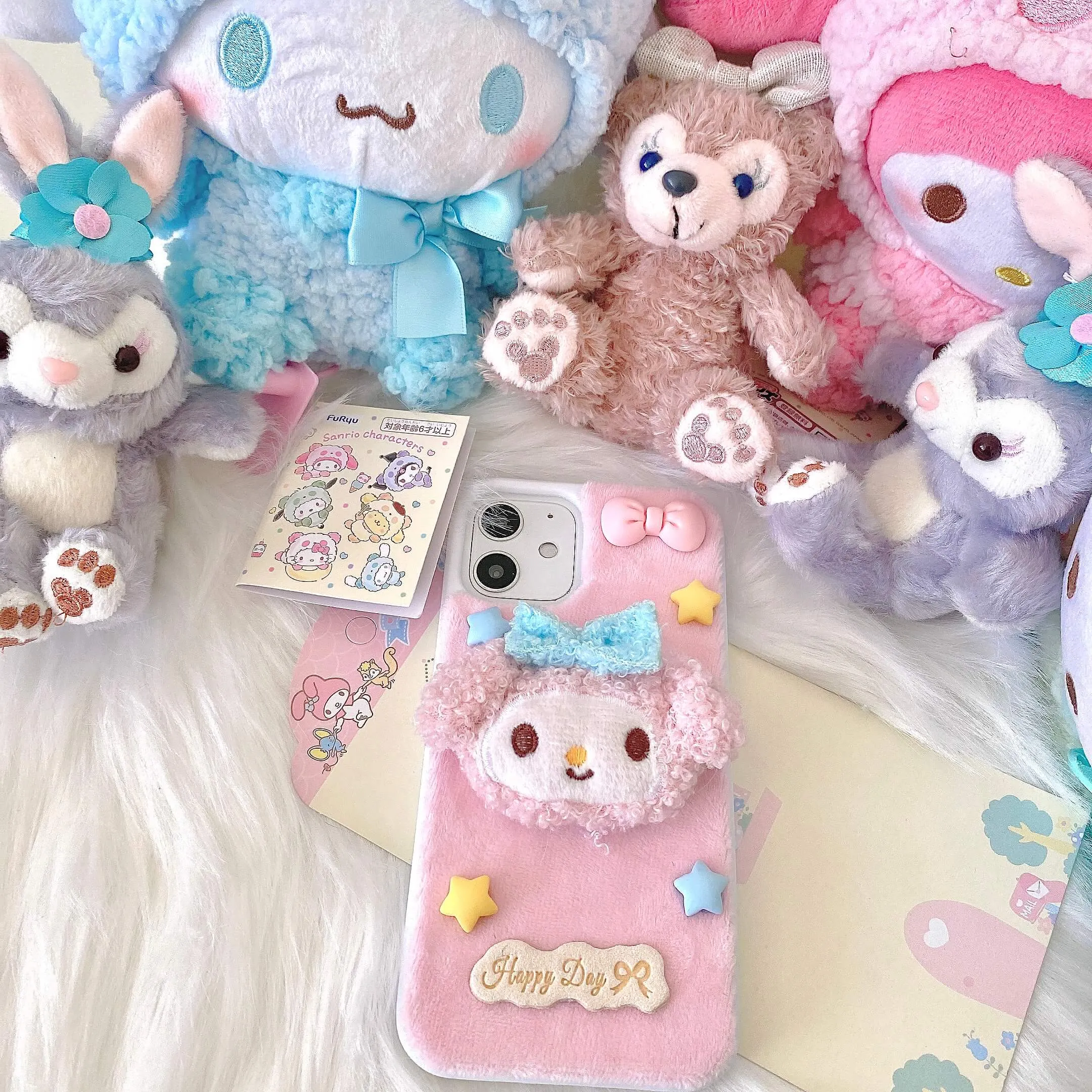 cute Plush phone case by40042