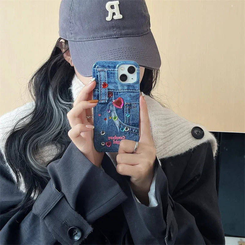 Denim Gem Phone Case