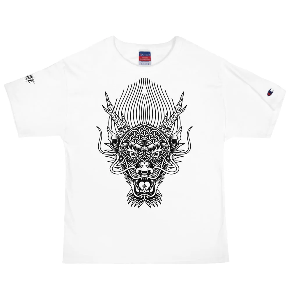 DRAGONS ONLY CHAMPION WHITE GRAPHIC T