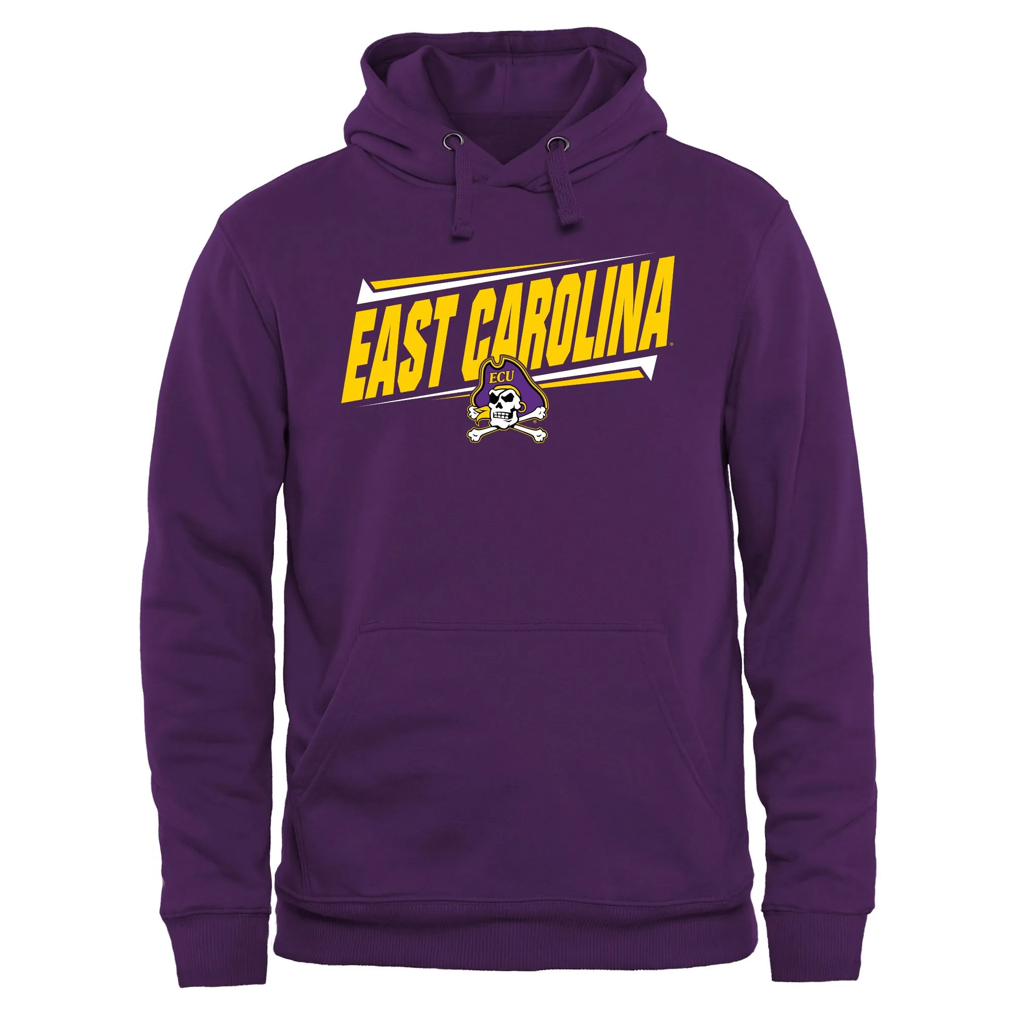 East Carolina Pirates Purple Double Bar Pullover Hoodie