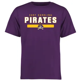 East Carolina Pirates Purple Team Strong T-Shirt