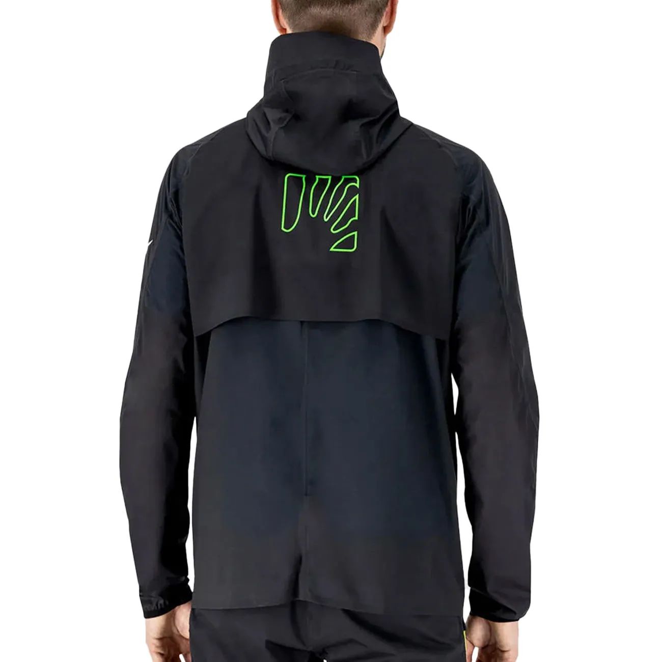 GIACCA LAVAREDO Uomo Black Green Fluo