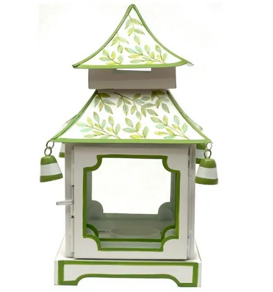 Green Leaf Pagoda Lantern