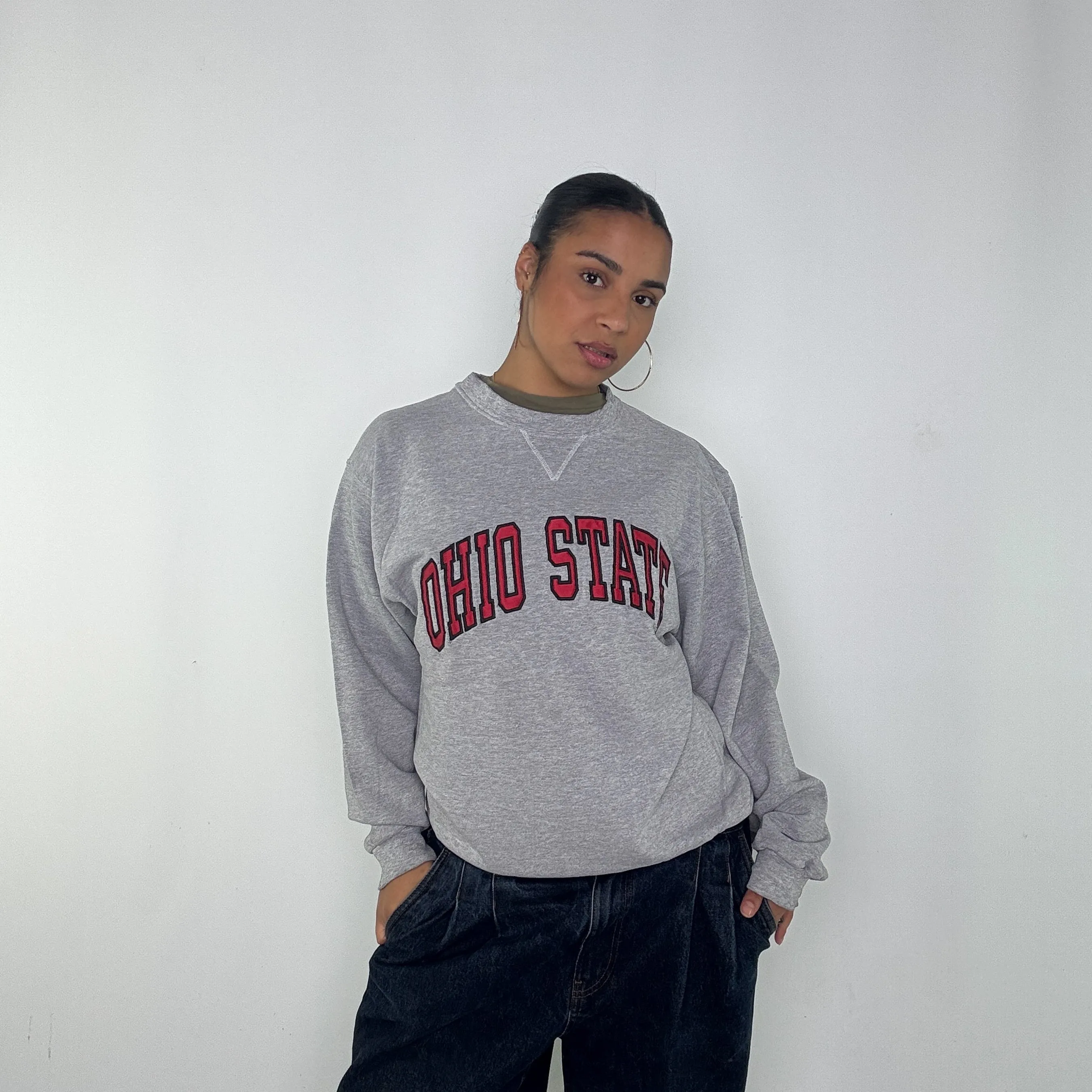 Grey y2ks Champion Sweatshirt (M)