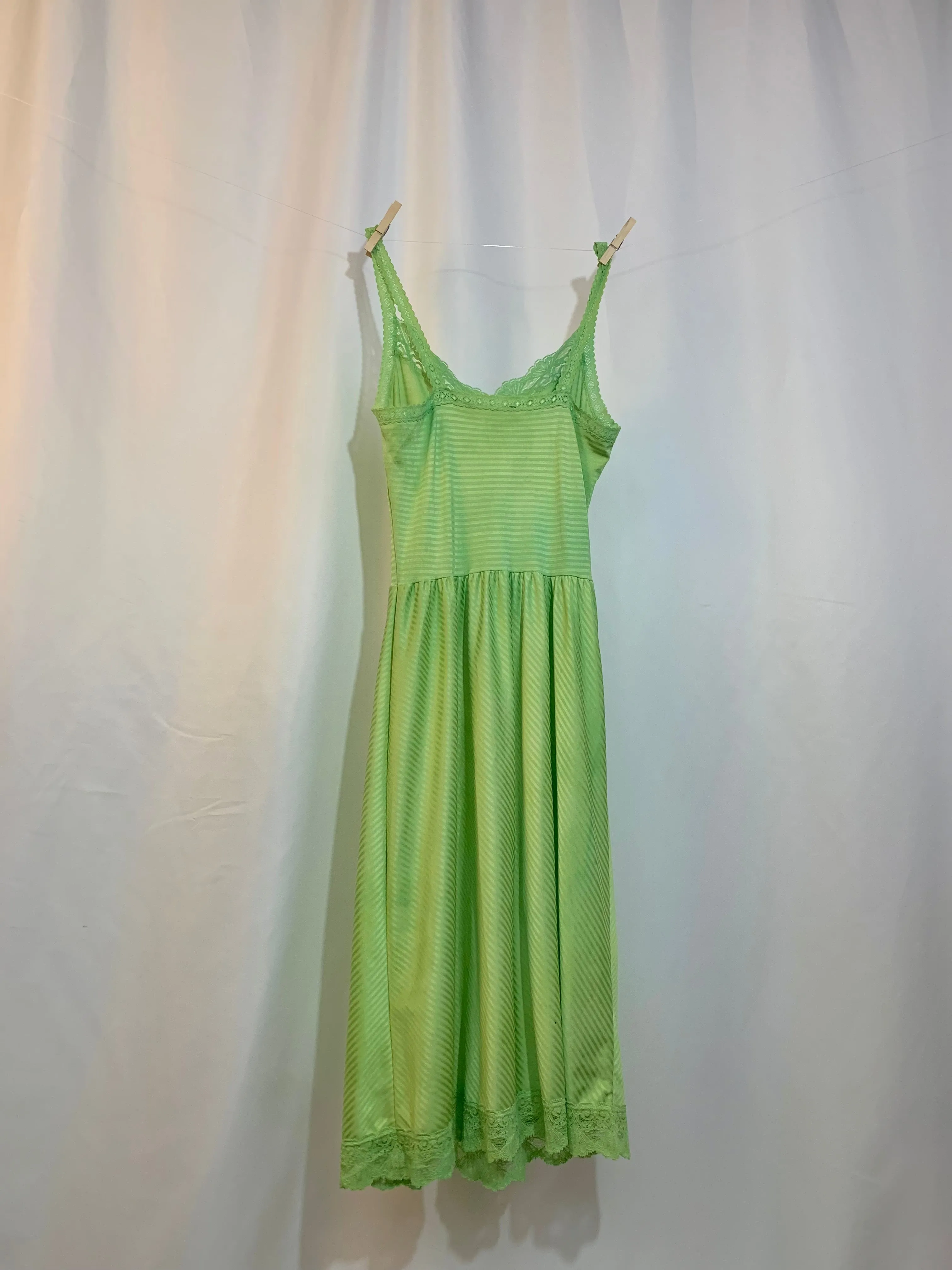 Hand dyed 70’s disco slip dress