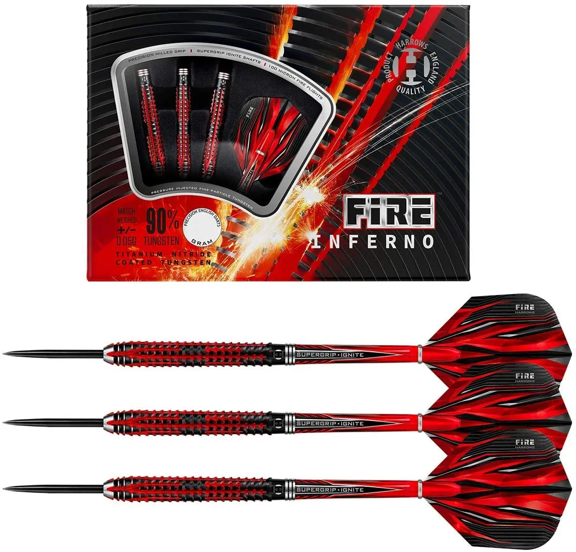 Harrows Fire Inferno Steel Tip Darts