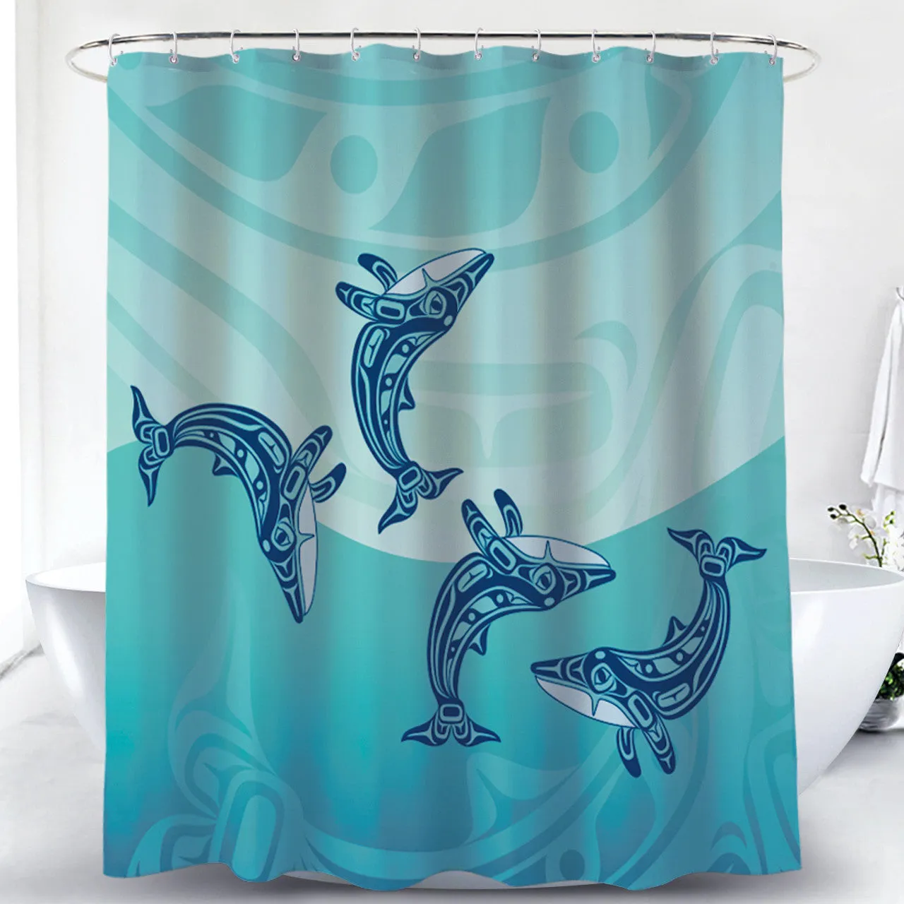 Indigenous Art Shower Curtain