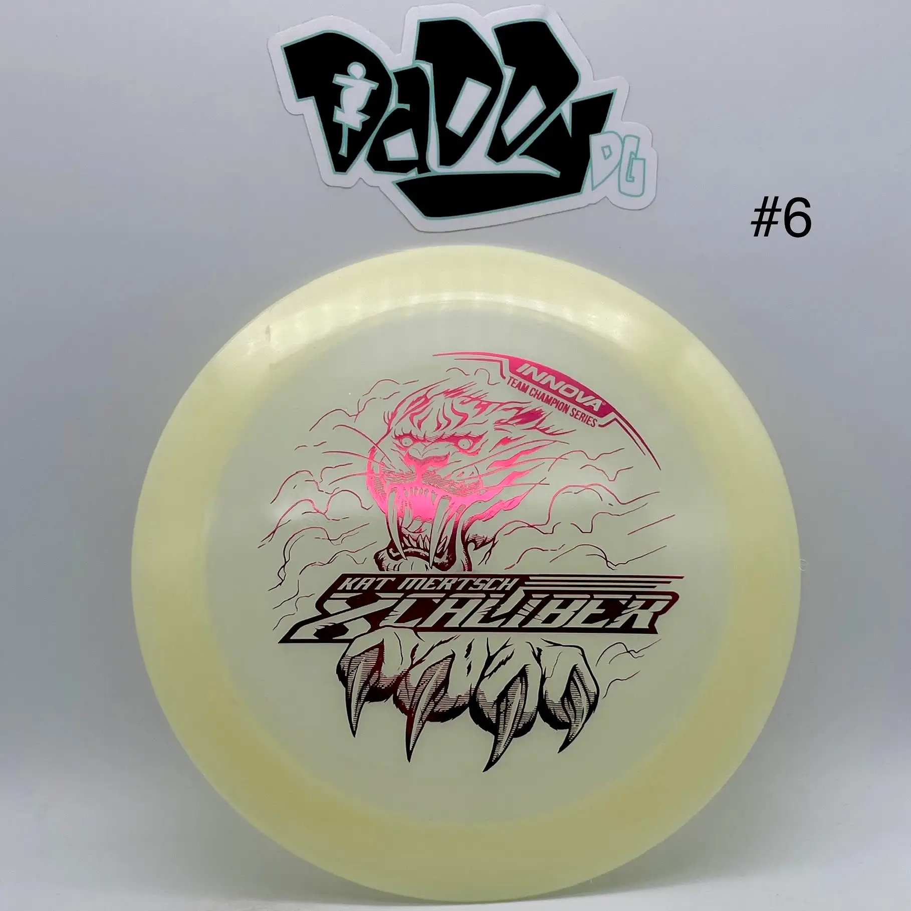 Innova Champion Color Glow XCaliber 2022 Tour Series Kat Mertsch Stamped Distance Driver