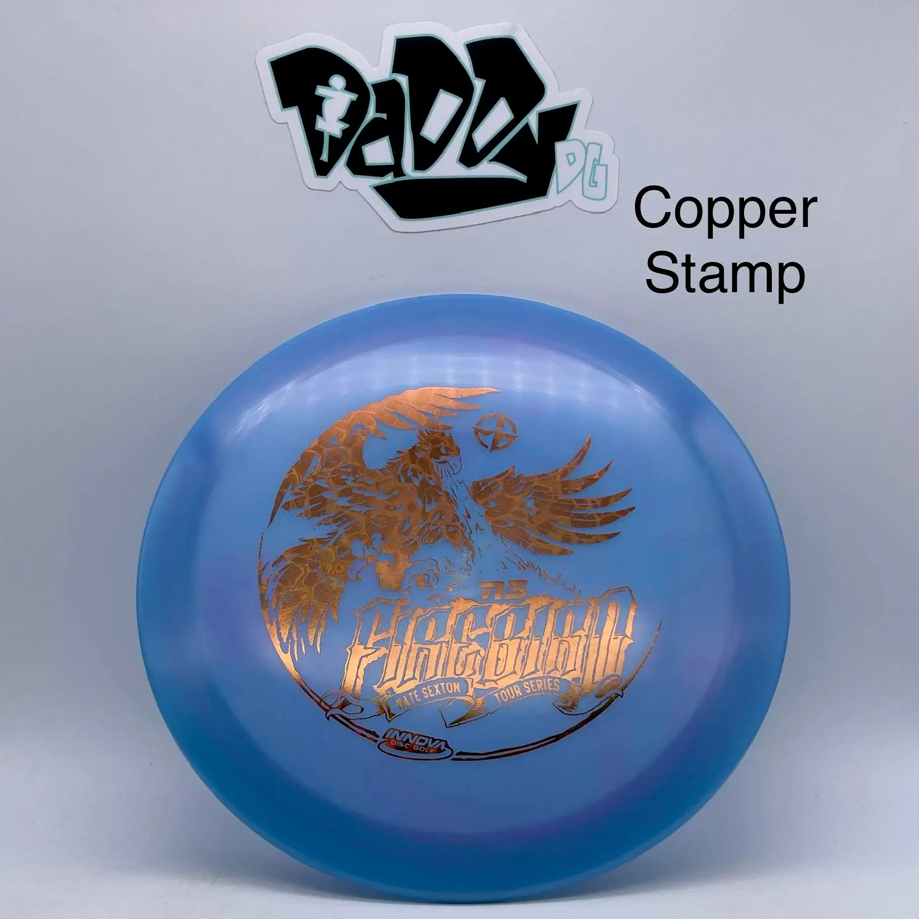 Innova Firebird Champion Color Glow with Nate Sexton 2022 Tour Series Stamp