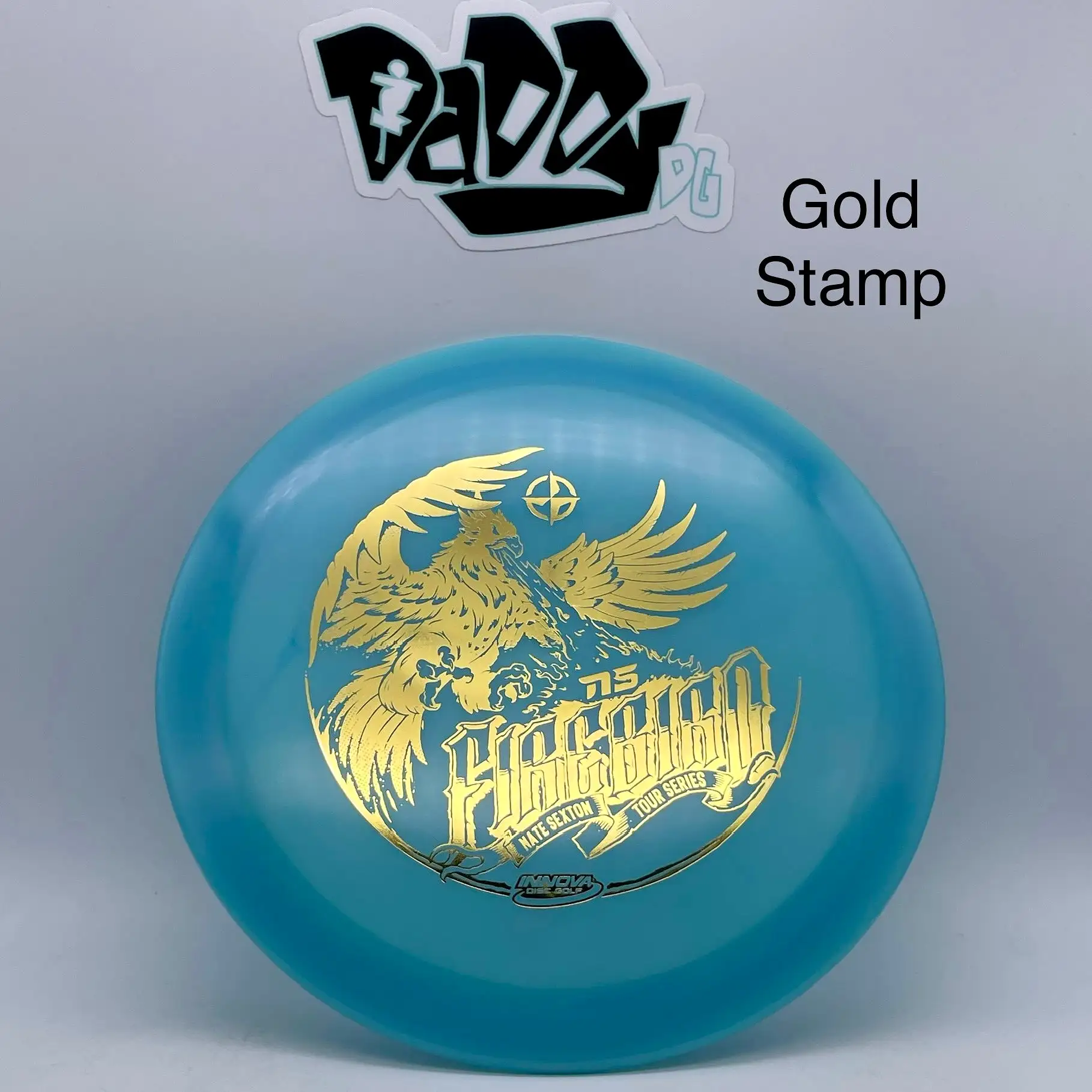 Innova Firebird Champion Color Glow with Nate Sexton 2022 Tour Series Stamp