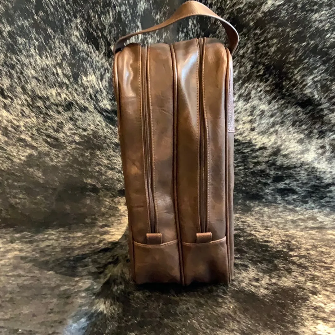 Justin Boot Bag With Tooling