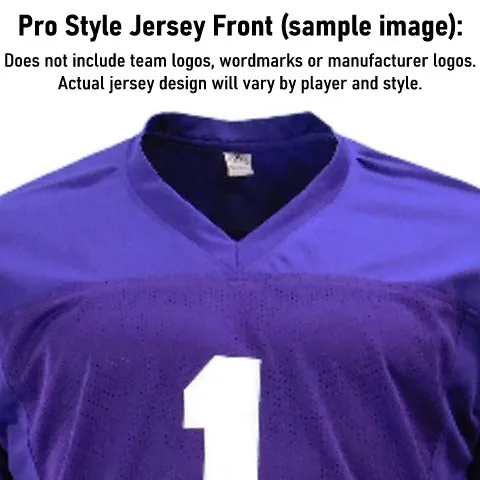 Justin Jefferson Autographed Purple Pro-Style Jersey