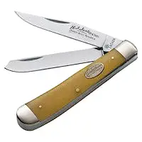 JUSTIN TRAPPER YELLOW BONE KNIFE