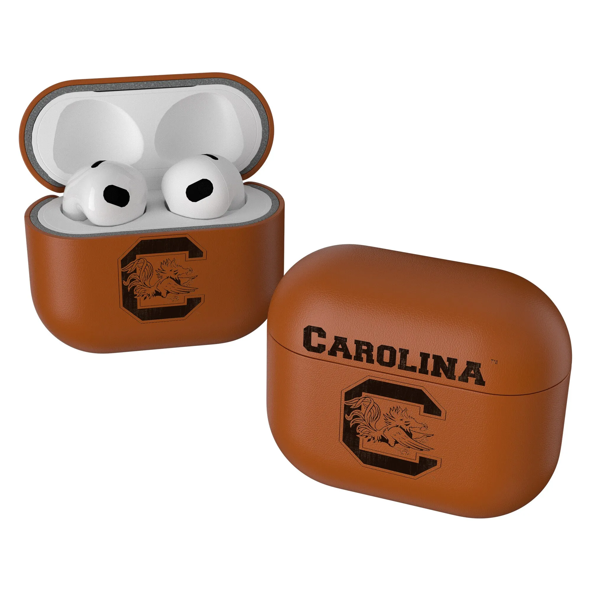 Keyscaper South Carolina Gamecocks Brown Burn AirPods 3rd Gen Case Cover