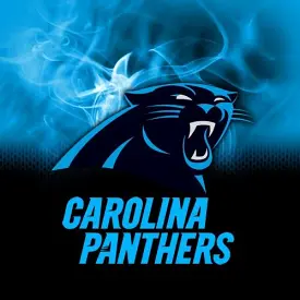 KR Strikeforce NFL on Fire Carolina Panthers Bowling Towel