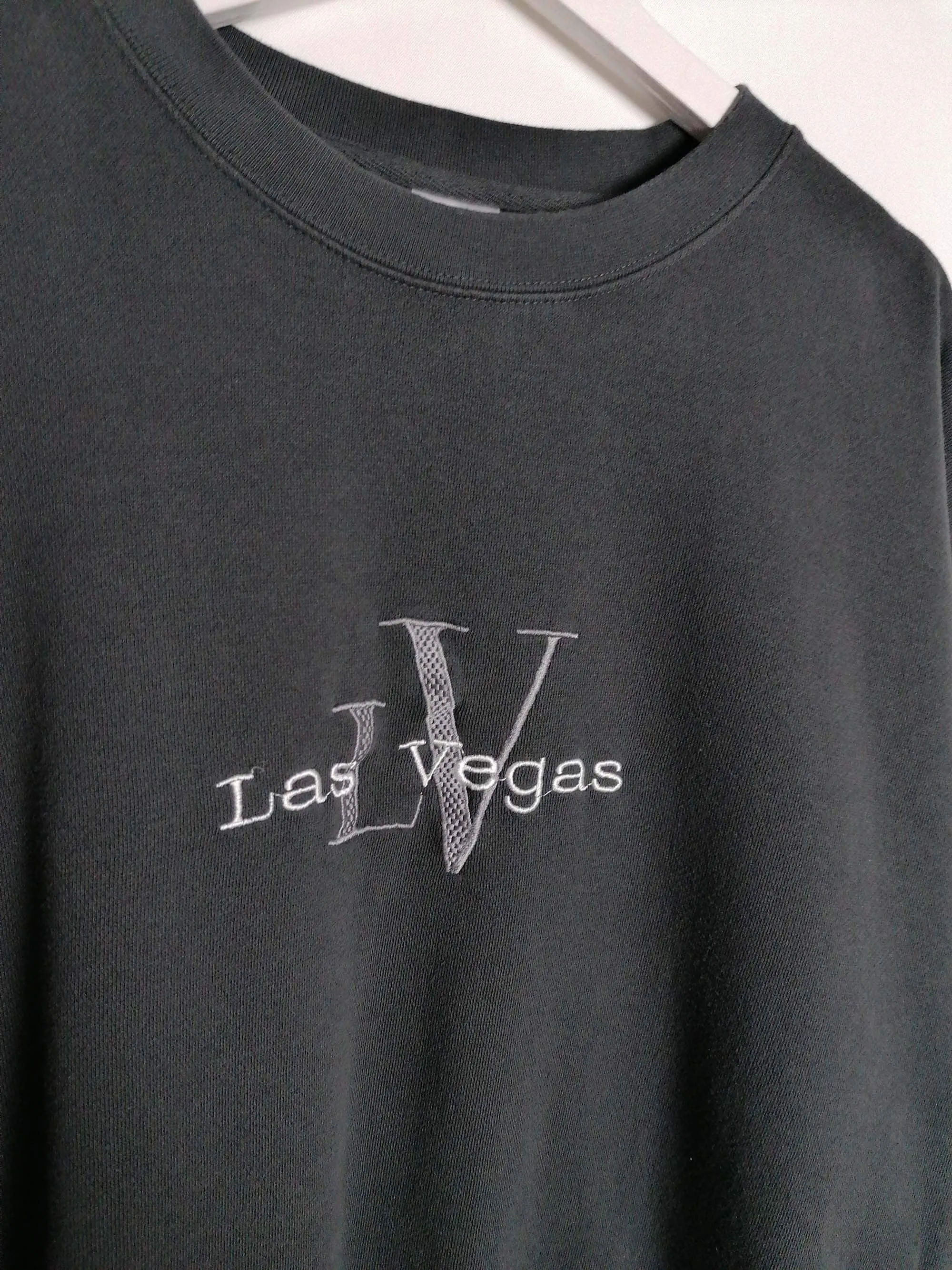 LAS VEGAS Embroidery Logo Sweatshirt - size XL