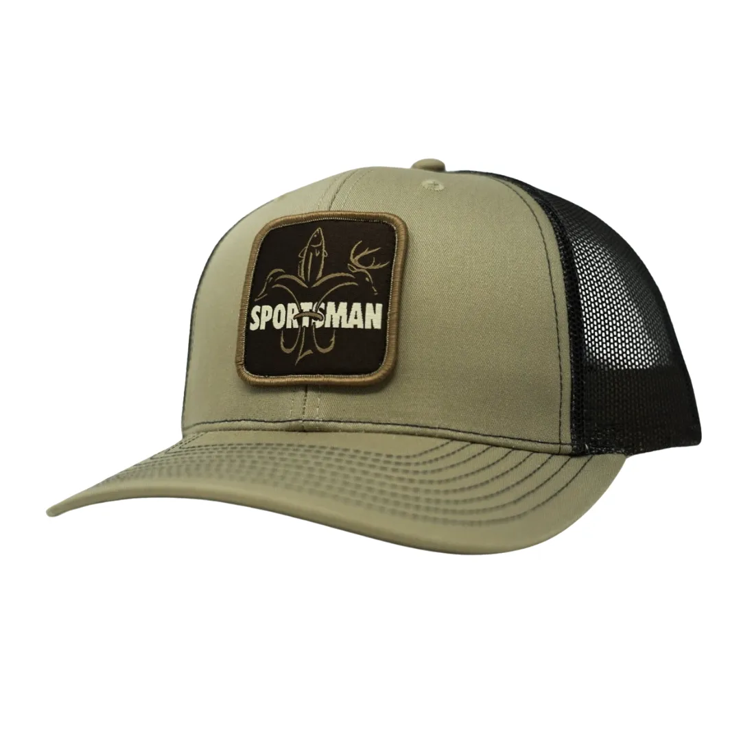 Logo Patch Sportsman Fishing Hat - Navy