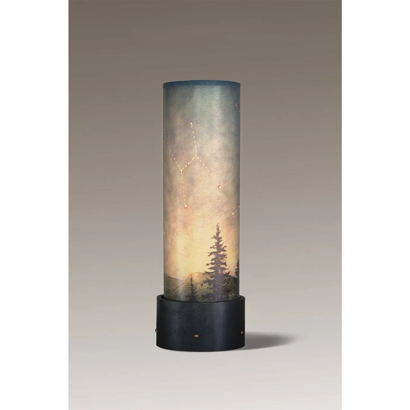 Luminaire Table Lamp with Midnight Sky Shade