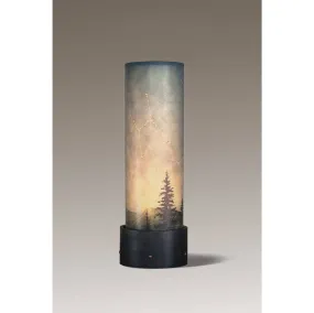 Luminaire Table Lamp with Midnight Sky Shade