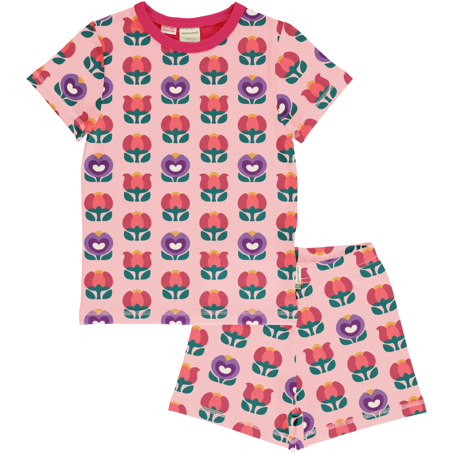 Maxomorra Picnic Tulip Short Pyjamas