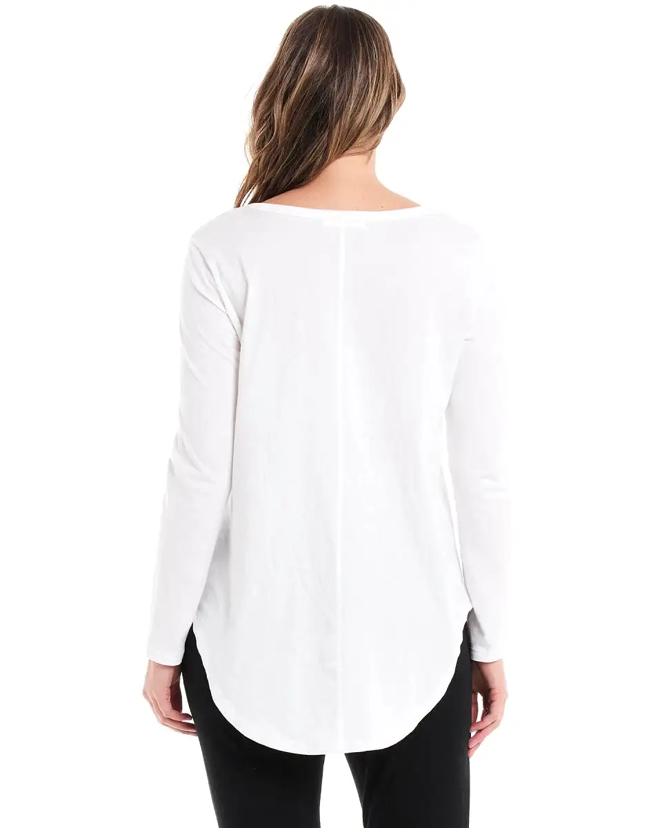 Megan Cotton Top White