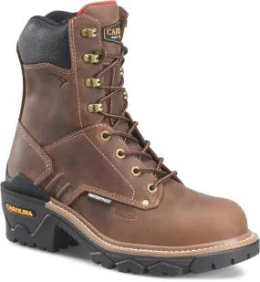 Men's Carolina Shoe Cardinal 8 Side-Zip Composite Toe Logger