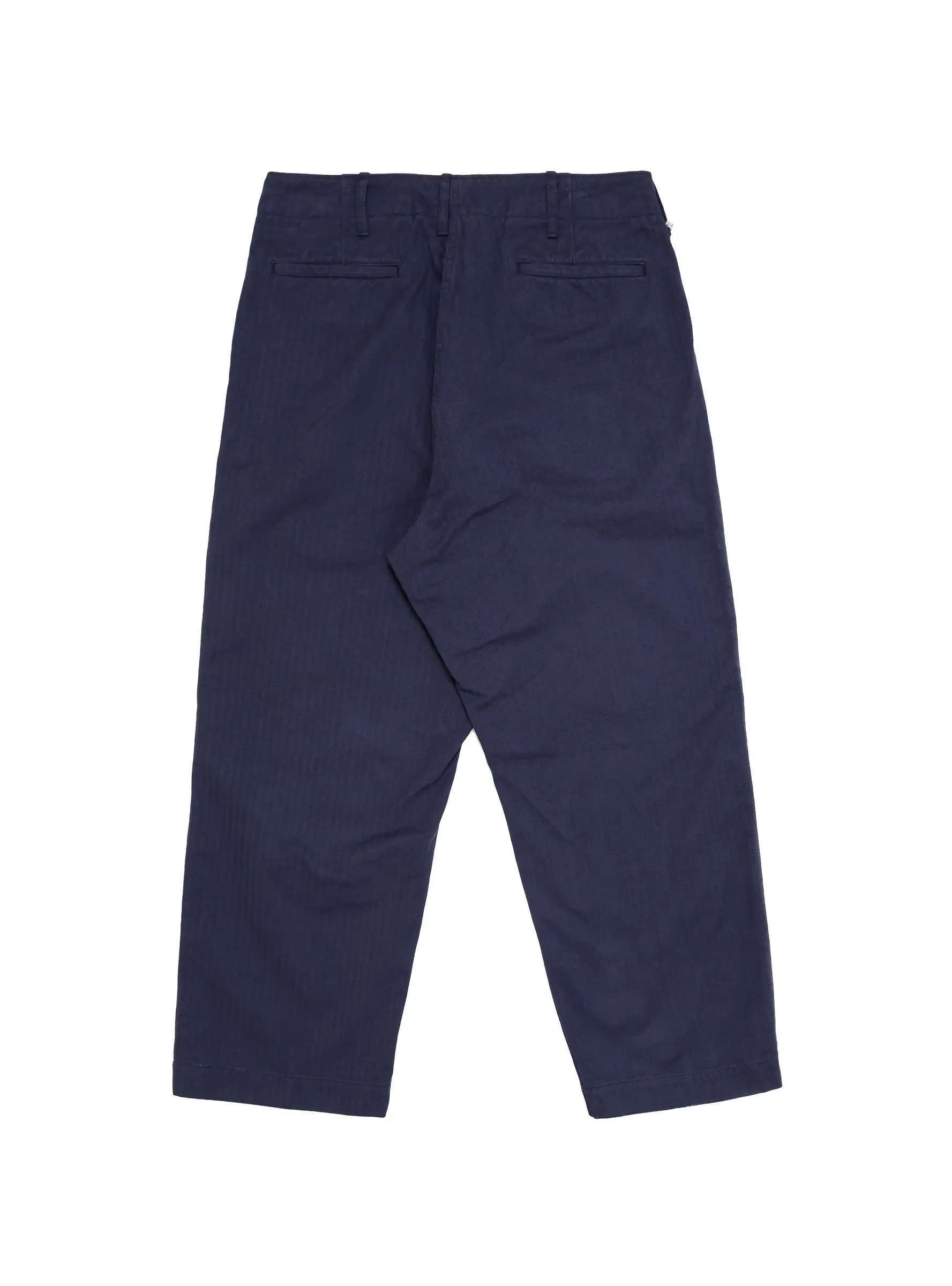 MIL Herringbone Trousers Navy