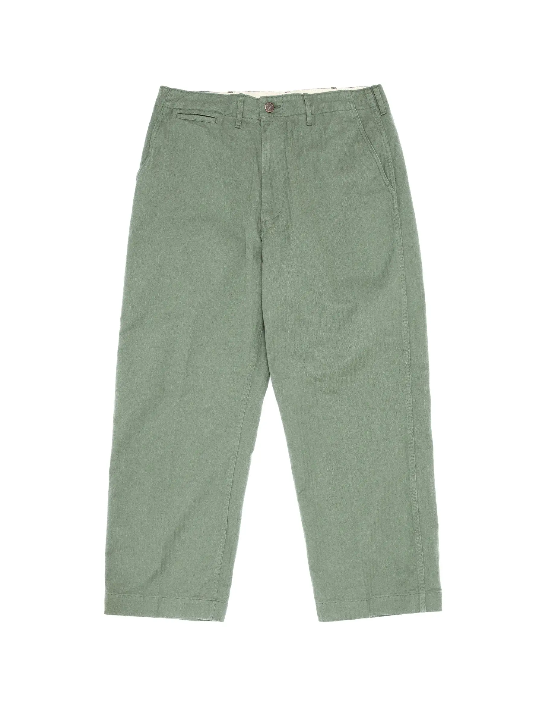 MIL Trousers Herringbone Sage