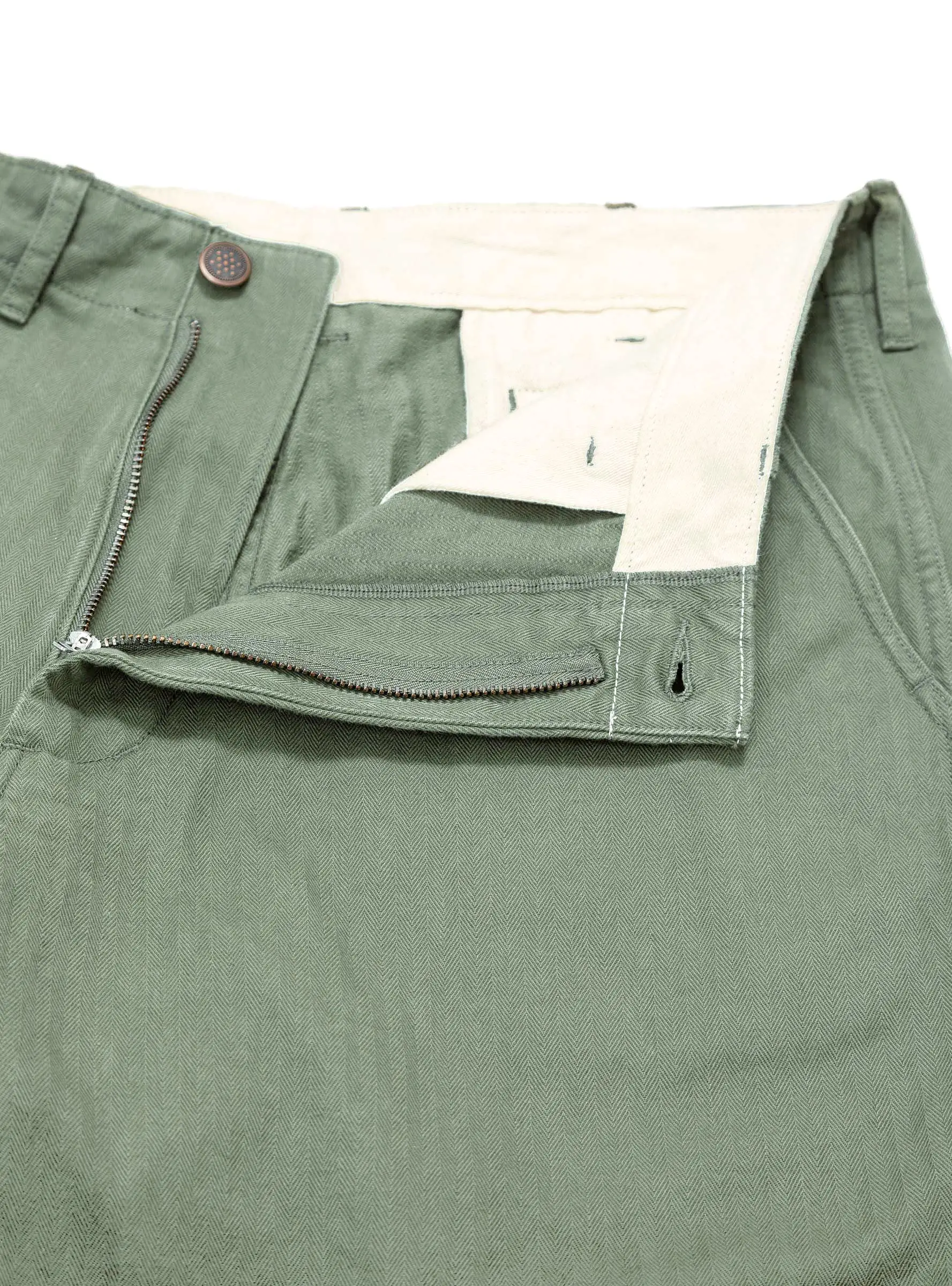 MIL Trousers Herringbone Sage