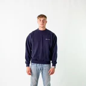 Navy Blue 90s Champion Sweatshirt (L)