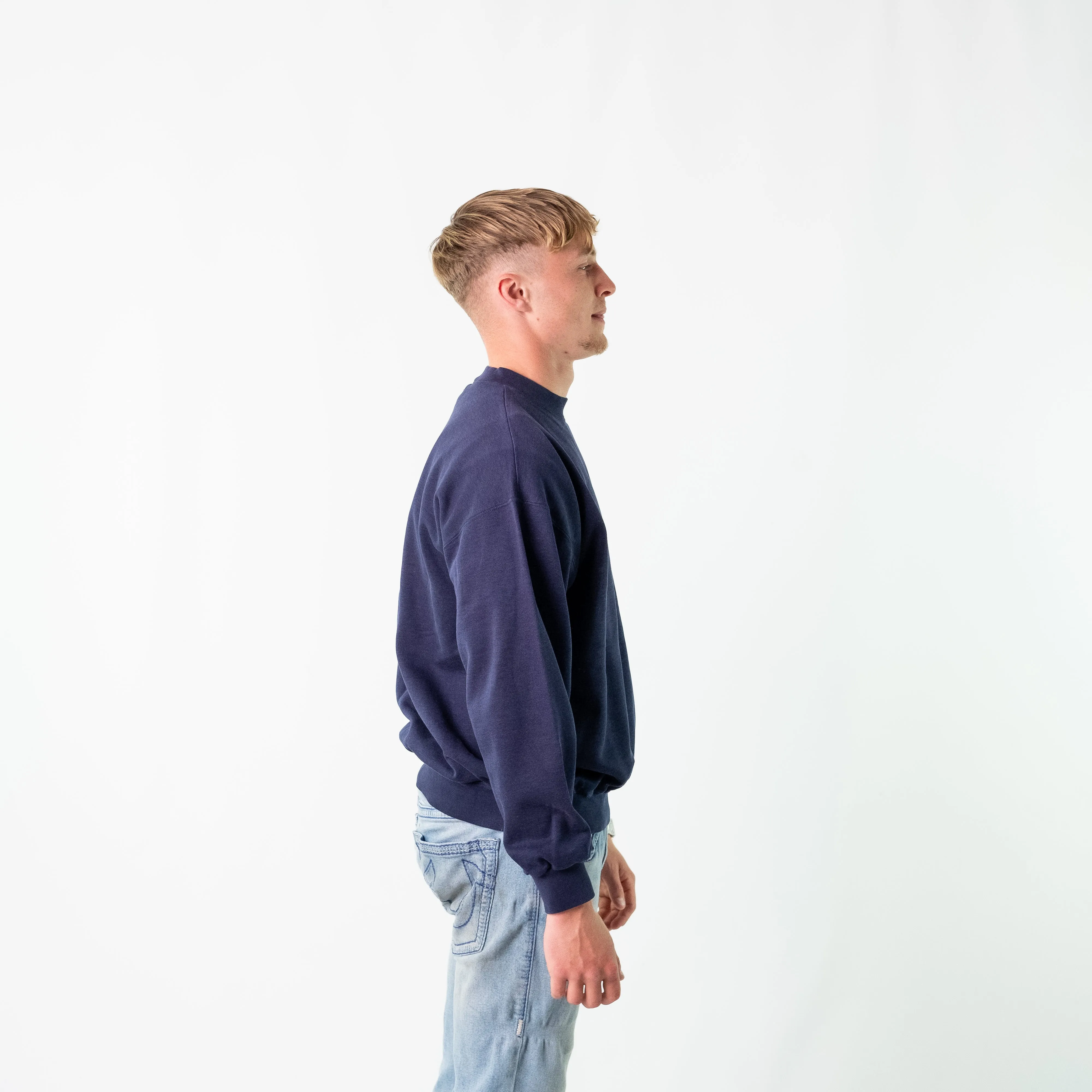 Navy Blue 90s Champion Sweatshirt (L)