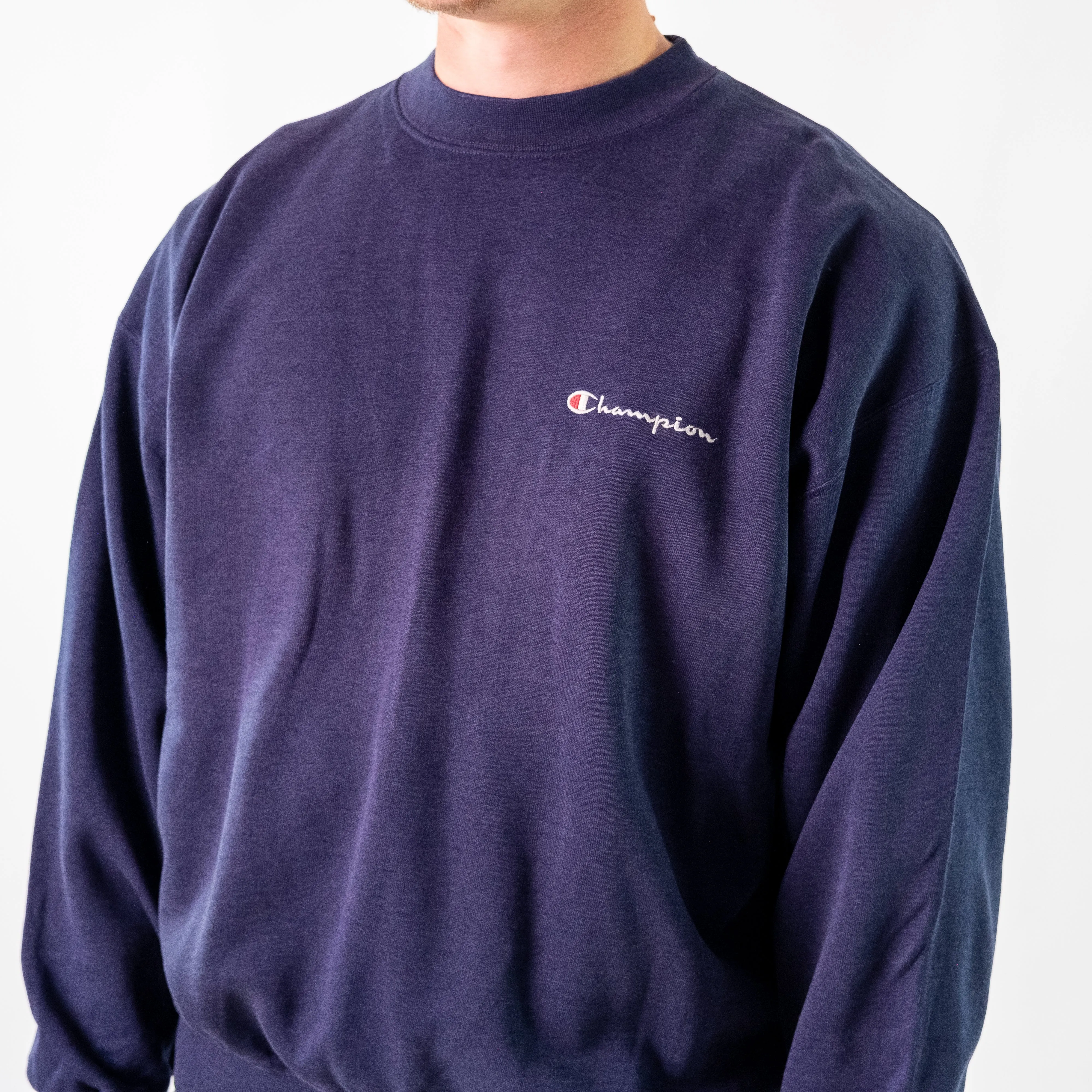 Navy Blue 90s Champion Sweatshirt (L)